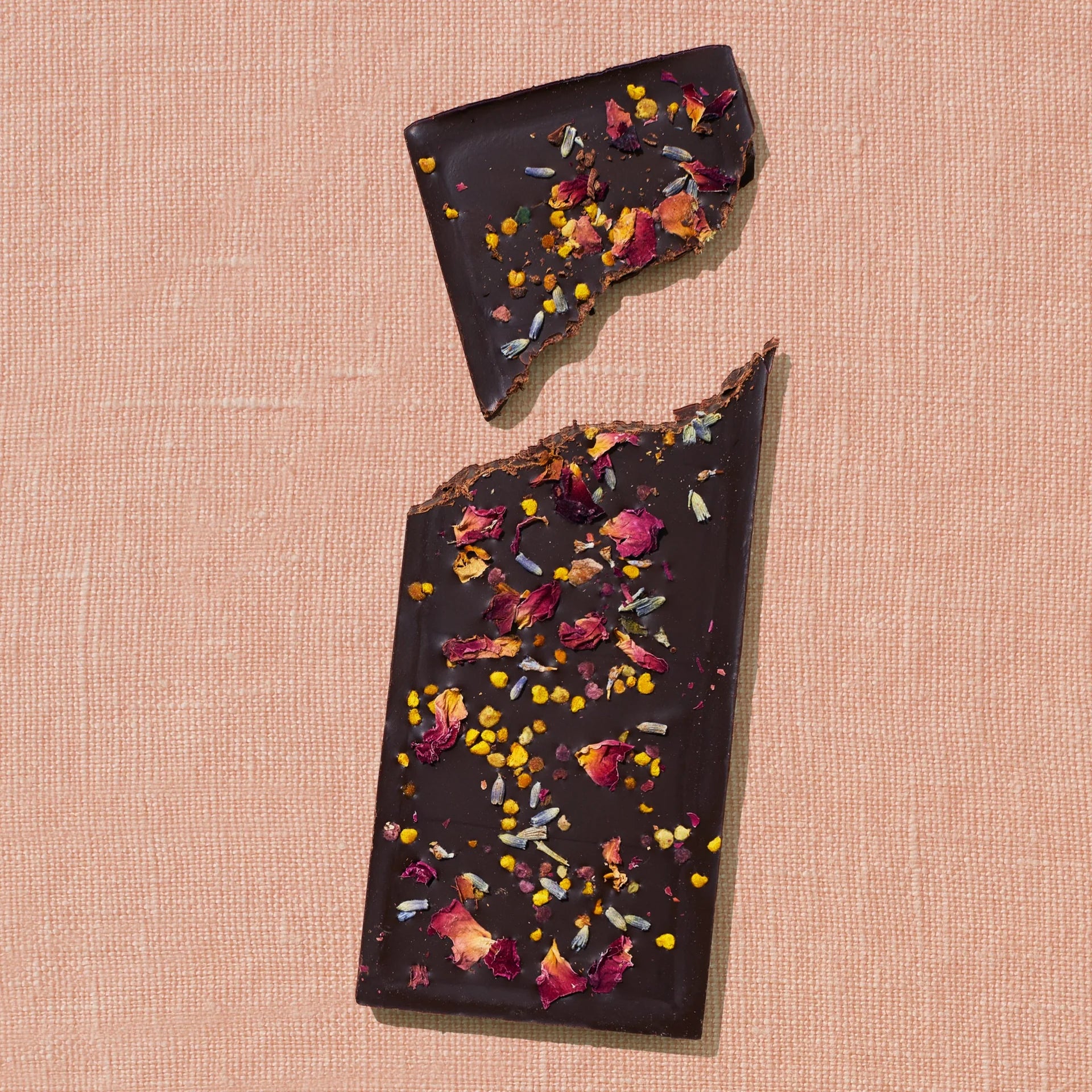 Lavender Rose Date- Sweetened Dark Chocolate