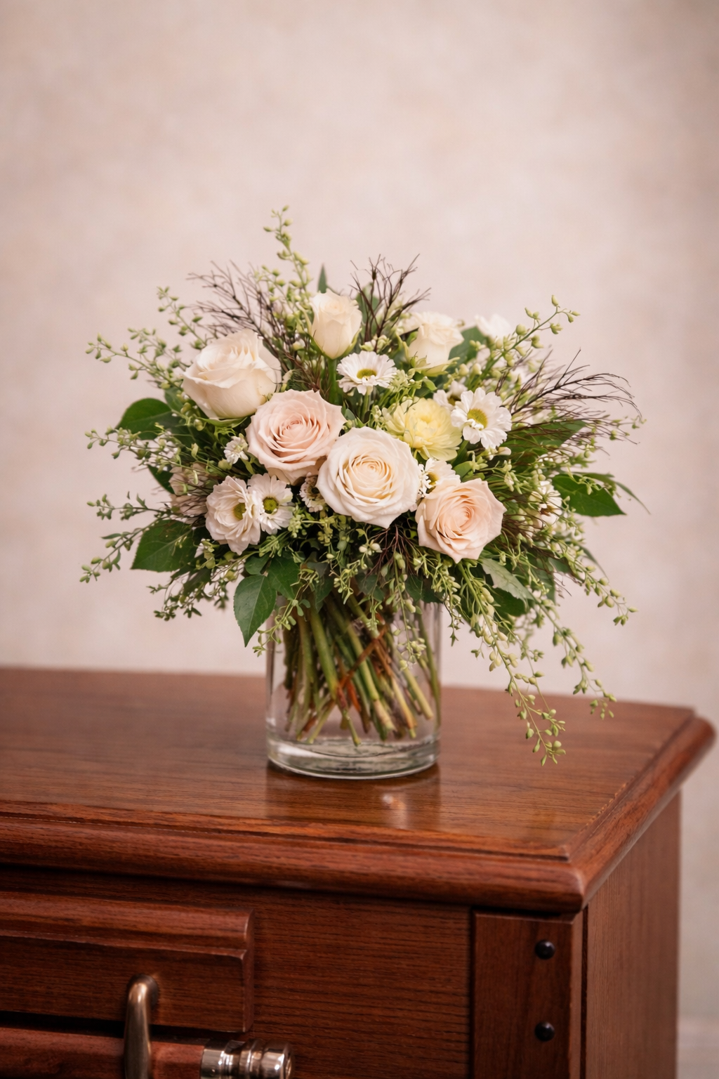 Fresh flowers in your accent vase