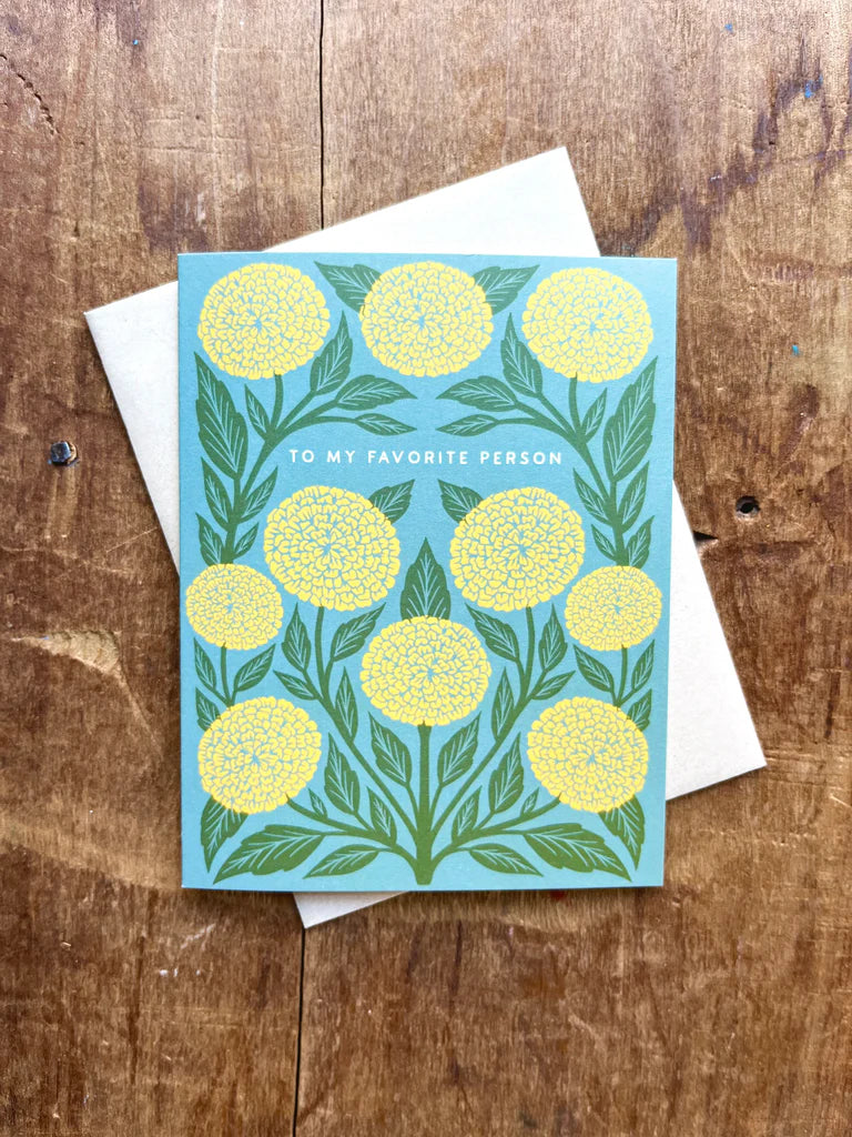 To My Favorite Person Card