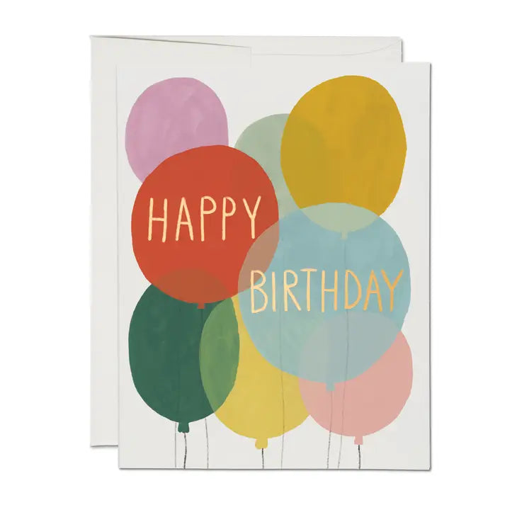 Birthday Card: Birthday Balloons