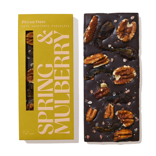 Pecan Date- Sweetened Dark Chocolate