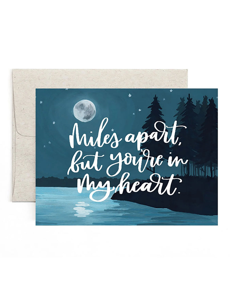 Friendship Card: Miles Apart Moon