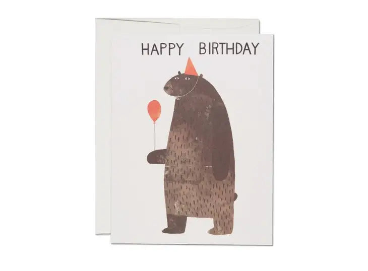Birthday Card: Party Bear