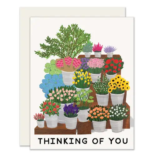 Sympathy Card: Flower Market