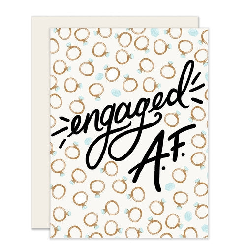 Engagement Card: Engaged AF