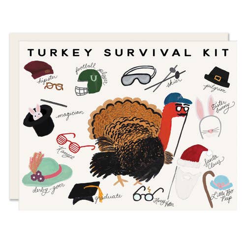 Holiday Card: Turkey Survival Kit