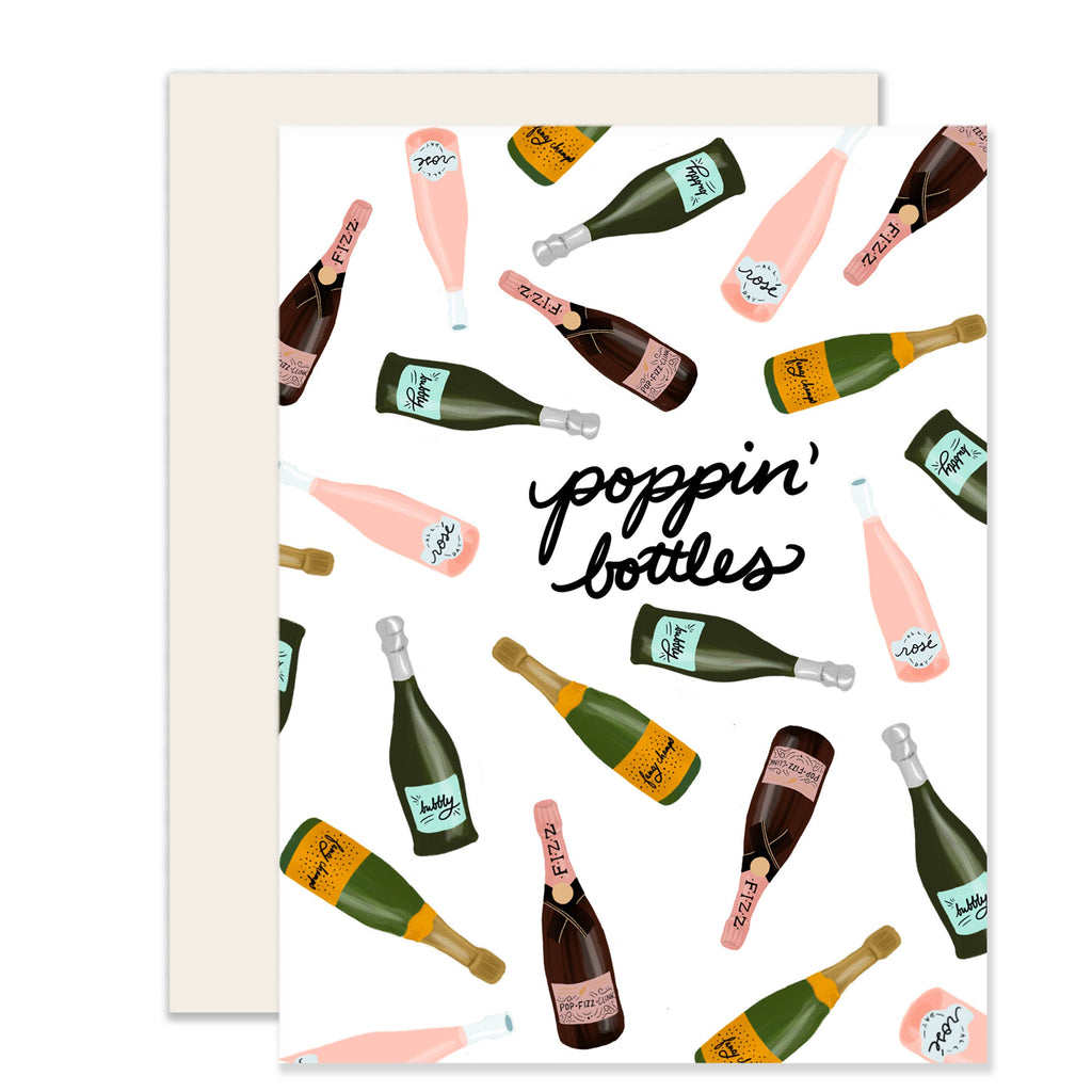 Celebration Card: Poppin' Champagne