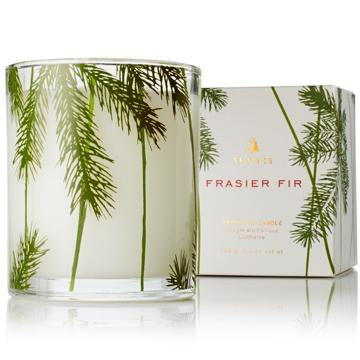 Frasier Fir Poured Candle in Pine Needle Design