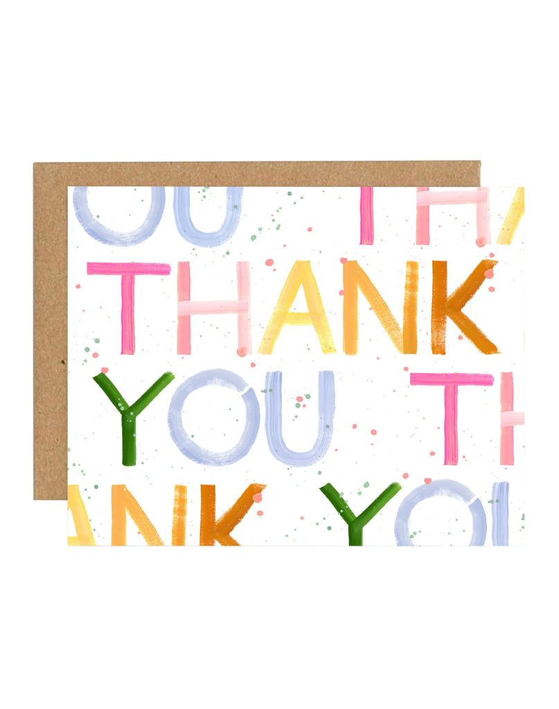 Thank You Card: Thank You Block