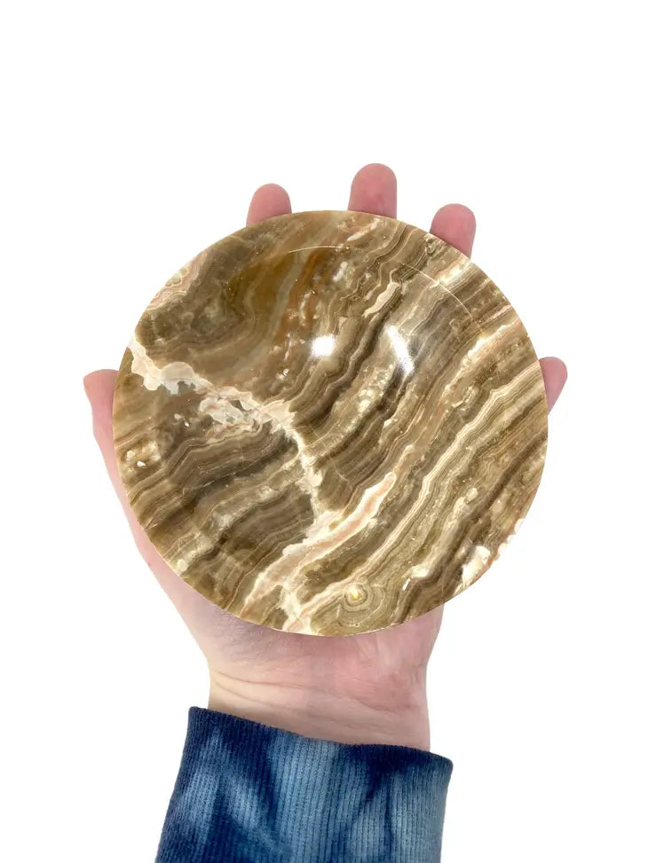 Banded Calcite Bowl - 4 inches