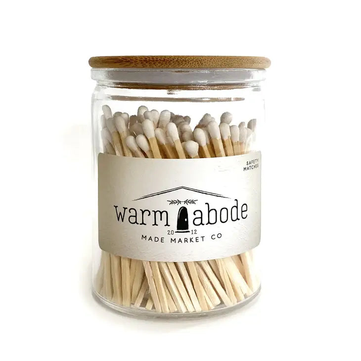 Warm Abode Matches - White