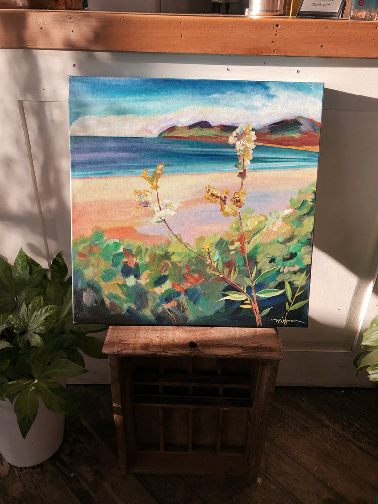 Featured Artist Painting- "Secret Beach"