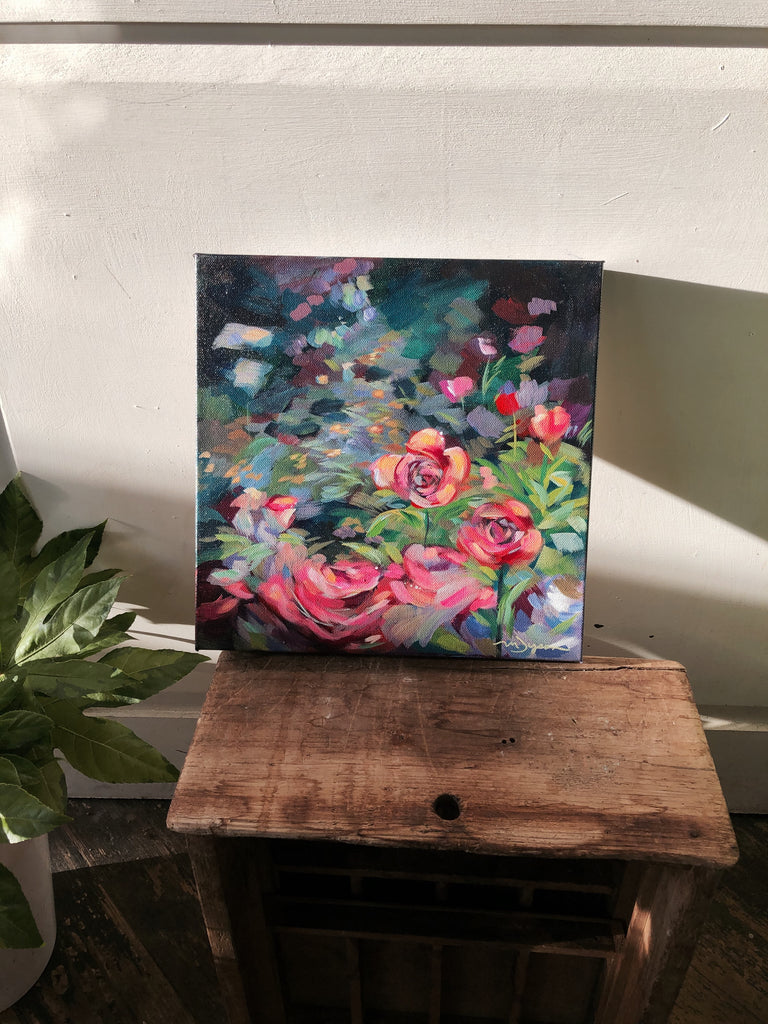 Featured Artist Painting- "Wild Roses"