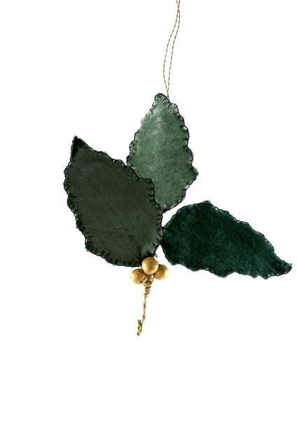 Velvet Orn - Green Ornament