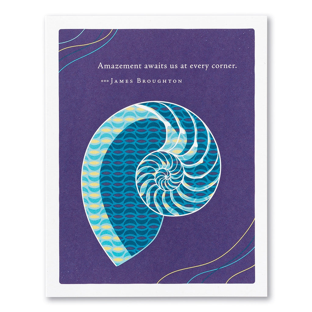 Birthday Card: Amazement awaits us